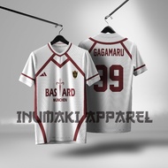 PUTIH Blue Lock Anime Jersey - BASTARD MUNCHEN White Version (Gagamaru) Can / Free Custom Name and B