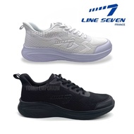 LINE 7 Men Running Shoes Jogging Shoes White & Black / Kasut Sukan Putih Kasut Sukan Hitam S-2739