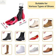 Boot Shoe Stretcher - Adjustable Leather Shoe Tree Expander for UK Size 4-8/Rose Red