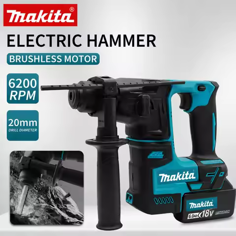 Makita DHR171 Electric Hammer Brushless Cordless Hammer SDS-Plus Lightweight Wireless Drills Power F