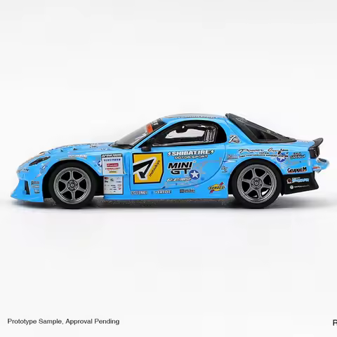 MINIGT TMS 1195 1:64 Souvenir MAZDA RX7 2025 D1GP Diecast Model Car