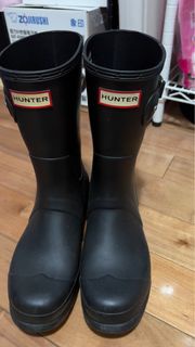 Hunter 雨鞋 男 US7 號