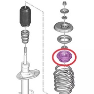 Absorber Rubber Front For Peugeot 208 2008
