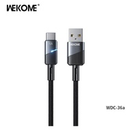 [ Smart ] Wekome Raython Series WDC 36A Usb Type C Led Cable 1 meter Type C cable/ with LED