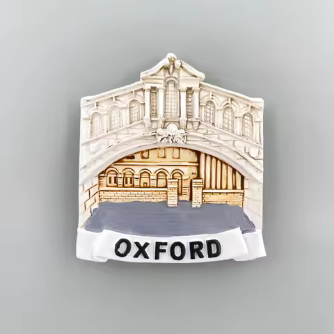 University of Oxford, Hertford, United States，3D Stereoscopic，Tourism souvenirs，Resin painting，Decor