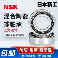 NSK Mixed Ceramic Bearings 6304-2RS Deep Groove Ball Bearings Single Row Bearing Steel for Hardware