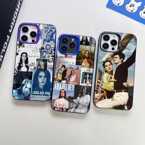 Singer Lana-Del R-Rey Phone Case For IPhone17 16 15 14 13 12 11 Pro Max Plus Color Matte Fundas