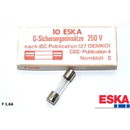 1pc-Germany ESKA F 1.6A 250V (F-Fast Melting) 5x20mm FOR AUDIO Fuse
