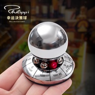 Global Decision Making Ball Zinc Alloy Lucky Ball Rotating Metal Creative Destiny Decision Ornaments