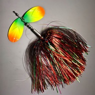 ANFS 1pc 45g/1.57OZ Musky Pike Spinner Bucktail-Heavy Metal Fishing Lure to Catch Big Fish