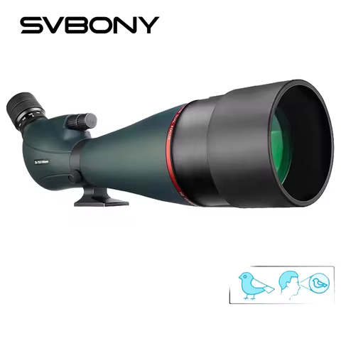 Svbony Telescope SV406/SV406P ED Spotting Scope 20-60x80/25-75X100/16-48X65 Dual Focus IPX7 Waterpro