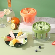 2024 NEW 8 Ice Cream Mold Household  PP Homemade Sorbet Ice Tray Ice Box Ice Storage Box Popsicle