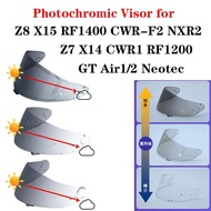 【2026NEW】Photochromic Helmet Visor for SHOEI Z8 X15 RF1400 CWR-F2 NXR1/2 X14 Z7 CWR1 RF1200 Xspirit 