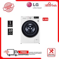 LG 8.5KG FV1285S4W Front Load Washer with AI Direct Drive™ and Steam™