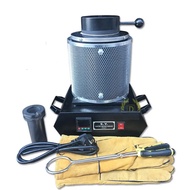Black Gold Melting Furnace - 1/2/3Kg Digital Melting Furnace Set for Melting Metals Gold Silver Copp