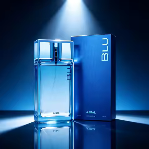 Ajmal BLU men's perfume, refreshing sea breeze and youth eau de toilette, lasting fragrance for dati