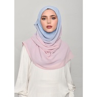 BOKITTA BluePink - Plain Georgette -  DEGRADE COLLECTION