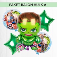 Hulk A Balloon Pack/Hulk Avengers Super Hero Birthday Decoration