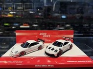 吉華@ 1/43 Minichamps PORSCHE 20 YEARS GT3 RS 911 996 + 992  