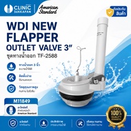 AMERICAN STANDARD M11849 WDI NEW FLAPPER OUTLET VALVE 3"/Water Set TF-2588