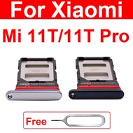 Sim Card Tray For Xiaomi Mi 11T Mi 11T Pro 21081111RG 2107113SG Sim Card Adapters Holder