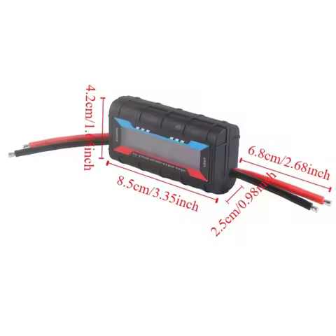 150A Capacity High Precision Watt Meter Real-time Reading Digital LCD Screen Voltage Amp Meter 4.8V~