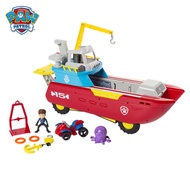 PAW Patrol Toys Sea Patrol Sea Patroller deformable Vehicle captain Ryder Beach car Lights Sounds Super Large 64cm sea rescue ship motorcycle Playsets toys Amphibious ship Dog patrol Dog Police Action Figures toys collection decoration gfits 2088A ENJOY