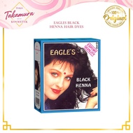 PANDAMOL EAGLES HEENA DYE HAIR 10gX30 PCS BLACK TRADITIONAL INAI RAMBUT natural henna powder