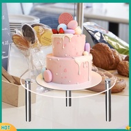 (DAISYG) Acrylic Cake Stand Cake Holder Plate Cupcake Stand Dessert Table Display Set