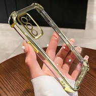TEMU Phone Case: For Oppo F19s Reno6 Lite A95 A74 F19 4 Anti Fall Corners Phone Case,transparent, Cl