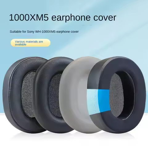 Replacement Ear Pads Cushions For Sony WH-1000XM5 Headphone Soft Memory Foam Earphone Pads 1000 XM5 