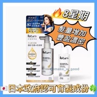 🔥《新版》🇯🇵Return 育髮精華素，低至$349/支，日本品牌 Return回本，香港行貨，正貨保證 🌈世界初! 頂尖頭髪再生科研成果 - 2周起效，8星期髮量增加、豐盈濃密✨ ❇️改善頭髮稀薄、