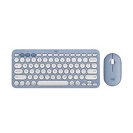 ชุดเมาส์และคีย์บอร์ดบลูทูธไร้สายแบบหลายอุปกรณ์ลายกรวด Logitech ดั้งเดิม2