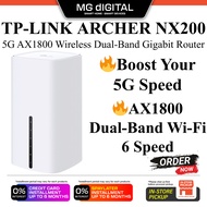 [READY STOCK] TP-LINK 5G CPE Router Archer NX200 AX1800 5G Wireless Dual Band Gigabit Router