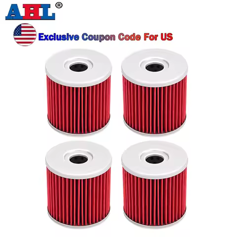 1/2/3/4PCS AHL Motorcycle Oil Filters For Hyosung GT650 GT650R GT650S Comet GV650 Aquila Avitar ST7 