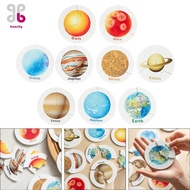 [Baosity] Solar System Puzzle Toy Educational Toy Logical Thinking Wooden Planets