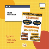 AB6IX B Sticker:Complete album