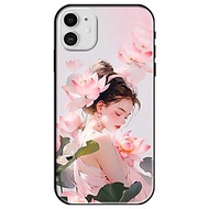 Ốp lưng cho iPhone X - iPhone Xs - Xs Max - XR - iPhone 11 - 11 Pro Max - Thiếu Nữ Sen Đẹp - Hàng Ch