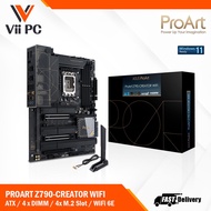 ASUS ProArt Z790-CREATOR WIFI LGA 1700 ATX Motherboard, WiFi 6E PCIe 5.0 4x M.2 slot, 4x DDR5/WIFI 6