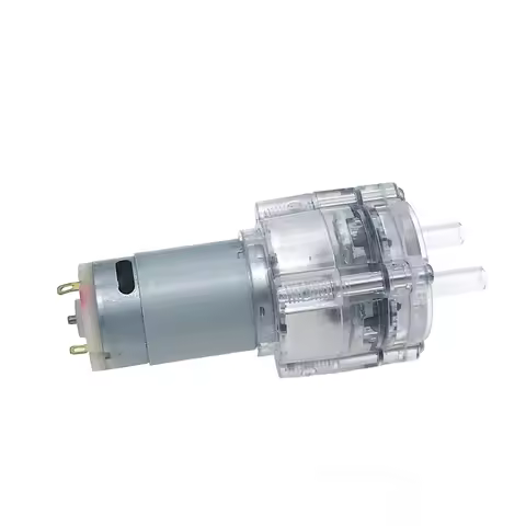 Mini Self-priming Water Pump DC 7.4V 12V 24V Micro Transparent Pump Head 395 Motor 84L/H 96L/H Large