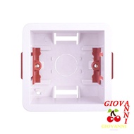 GIOVANNI Gypsum Board Lining Box, Junction Box Embedded Install Wall Socket Cassette, Safe 35/46mm D