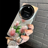 Guanglu | Ốp lưng điện thoại silicon nữ họa tiết hoa chữa lành cho OPPO Findx8 Findx7 6Pro màn hình