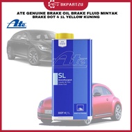AUDI VOKSWAGEN ATE GENUINE MINYAK BRAKE OIL FLUID DOT 4 1L YELLOW KUNING B 000 750 M3