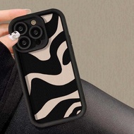 ins Style Black White Zebra Stripes Phone Case For Realme C63 C67 4G 5G 8 8S Q3 11 11X 5G Realme 12 