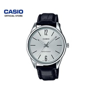 Casio General MTP-V005L-7B Black Leather Band Men Watch