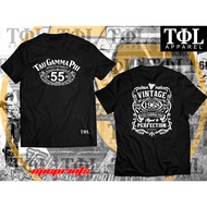 Triskelion Fratshirt Jack Daniels Inspired Design Tau gamma phi / sigma (COMES WITH STICKER)