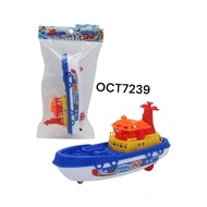 OCT7239 Fishing Ship Pull Fishing Ship Toy / Fisherman's Ship Toy