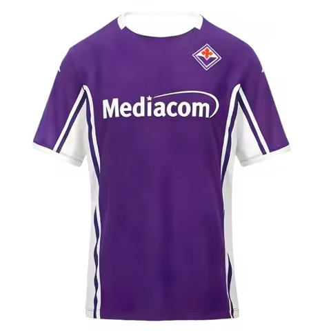 ACF Fiorentina Home and Away Football Jersey T-shirt Short Sleeved Summer Casual Sports T-shirt Beac