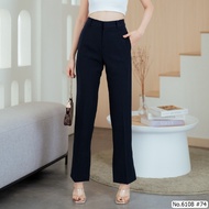 Maristar 6108 กางเกงขายาว | Long Pants Fabric : Polyester100% เนื้อผ้านิ่มใส่สบาย ไม่อึดอัดใส่ไม่รู้สึกร้อน ผ้าทิ้งตัวเป็นทรง