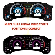 [PRE ORDER] Faceplate Overlay Panel Instrument Cluster Speedometer Meter Custom Toyota Altis Year 20